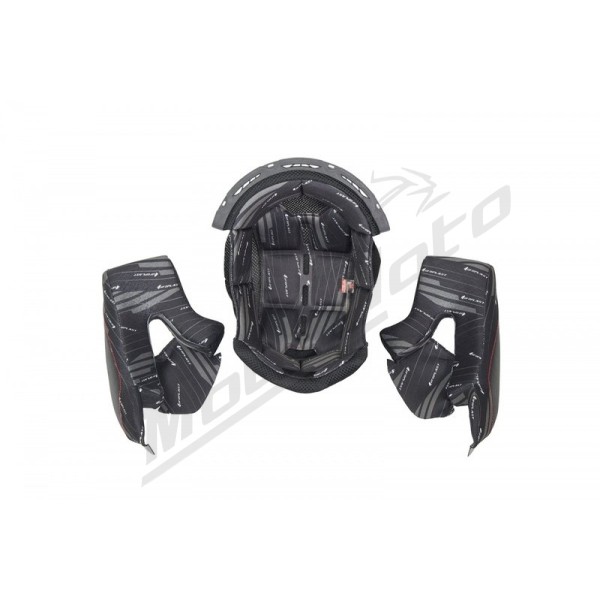 UFO Aries Helmet Inner Pad & Cheekpads Black Size XL