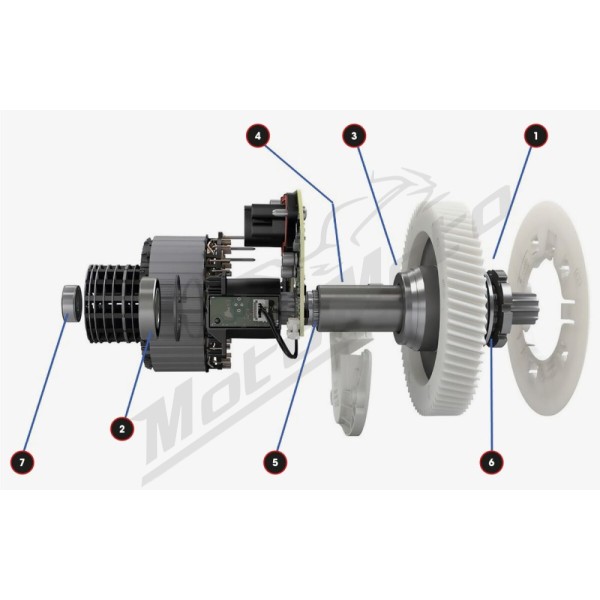 BLACK BEARING Gen3 variklio guolis (7) Bosch Active / Performance 18-20