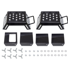 TMV Starting Blocks Black Steel