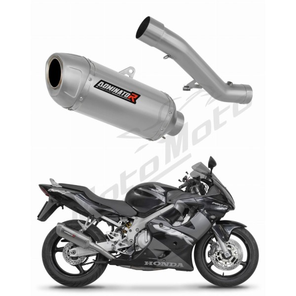 Honda CBR 600 F4i 2001-2006 Dominator Exhaust Silencer Muffler S6 Shorty + dB killer