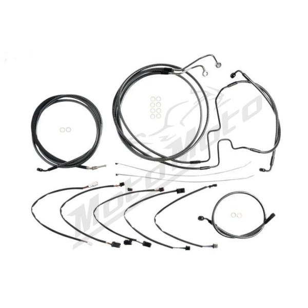 MAGNUM SHIELDING Karbon Fiber Handlebar Installation Kit 30.5/35.5cm Harley Davidson FLHRXS / FLHTCU / FLHT 1750/1868 17-24