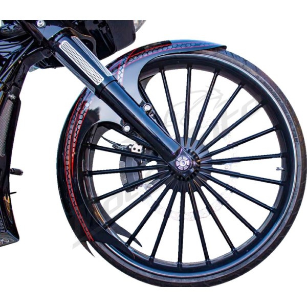 PAUL YAFFE BAGGER NATION Steel Talon Front Fender Harley Davidson FLH / FLHR / FLHRC / FLHT / FLHTKL / FLHX / FLTRU / FLTRXST 1690-1977 14-24