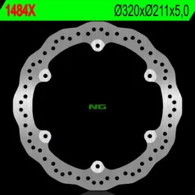 NG BRAKES Front Wave Fixed Brake Disc 320mm Honda CB / CBR 500-650cc 13-22