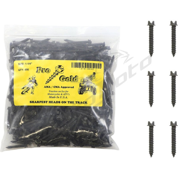 GOLD SCREWS "Pro Gold" Ice Screws 31,75 mm 500pcs.