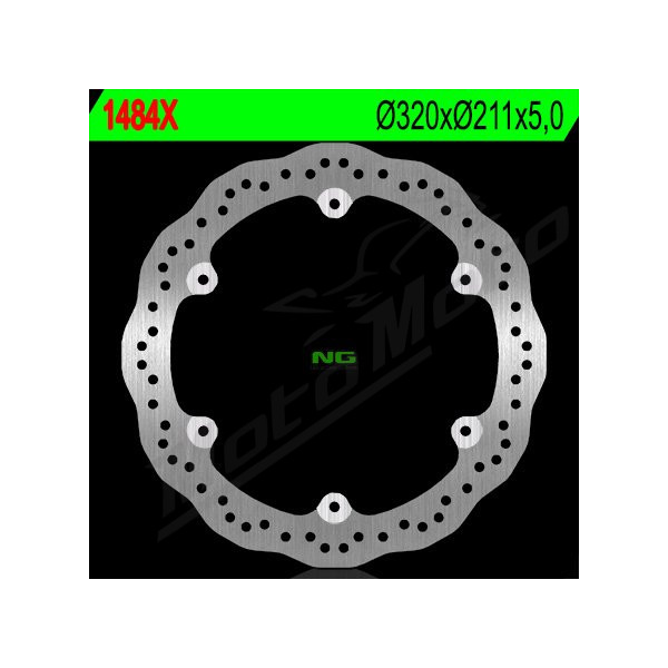 NG BRAKES Priekinis Wave fiksuotas stabdžių diskas 320mm Honda CB / CBR 500-650cc 13-22