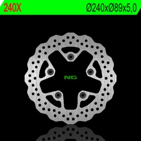 NG BRAKES 240X fiksuotas stabdžių diskas KAWASAKI / KYMCO / SUZUKI 