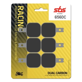 Sbs stabdžių trinkelės 656DC Dual Carbon Kawasaki / Suzuki
