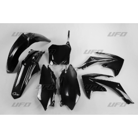 UFO Plastic kit black Honda CRF 250-450 09-10