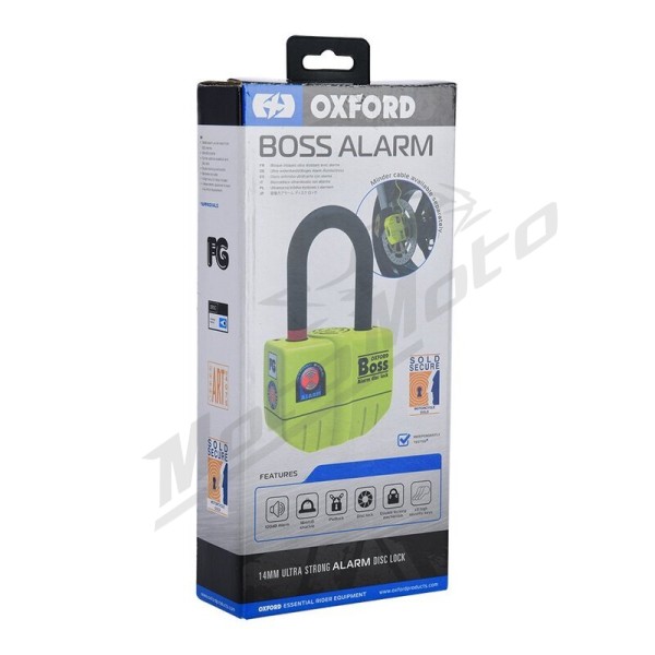 OXFORD Boss Alarm Chain Lock 12mm x 1.5m