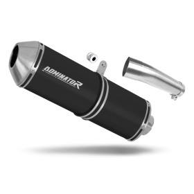 Suzuki SV 650 N 1999-2002 Exhaust Silencer Muffler OVR BLACK + dB killer