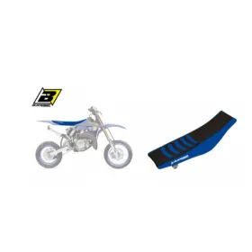 Blackbird sėdynės užvalkalas DOUBLE GRIP 3 YAMAHA YZ 65 19-22 Mėlyna/Juoda
