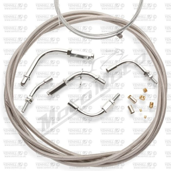 VENHILL BRAIDED SINGLE THROTTLE CABLE KIT