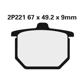 NISSIN stabdžių trinkelės Honda CB / CBX / CX / GL 400-1100cc 75-83