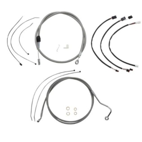 MAGNUM SHIELDING XR Handlebar Installation Kit Chrome 38/43cm Harley Davidson FLHR 1750 21-22