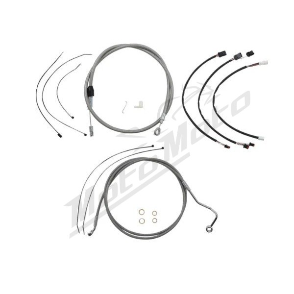 MAGNUM SHIELDING XR Handlebar Installation Kit Chrome 38/43cm Harley Davidson FLHR 1750 21-22