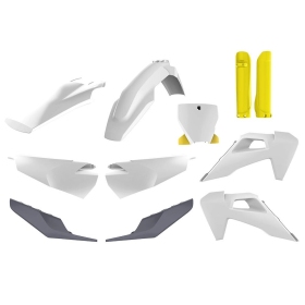 Polisport plastikų komplektas  Husqvarna FC, TC 125/450cc 19-22 Balta