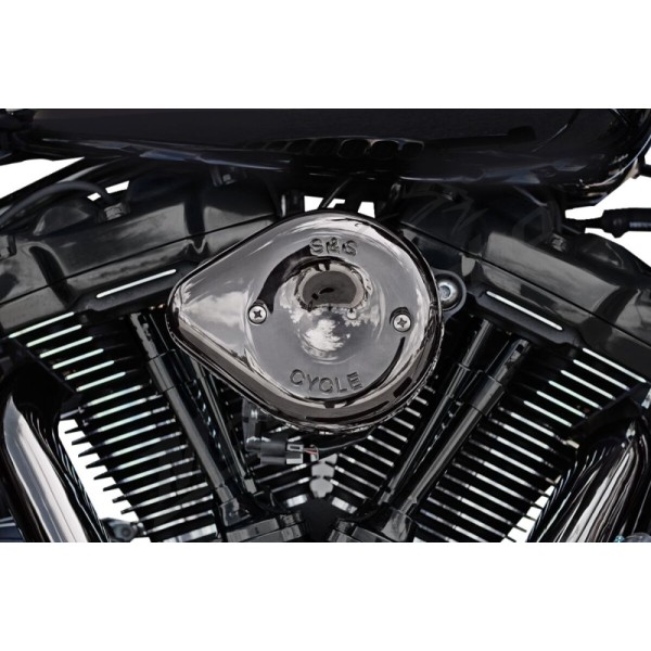 S&S CYCLE Stealth Teardrop Air Cleaner Kit Harley Davidson FLDE / FLFB / FLFBS 1750-1923cc 17-25