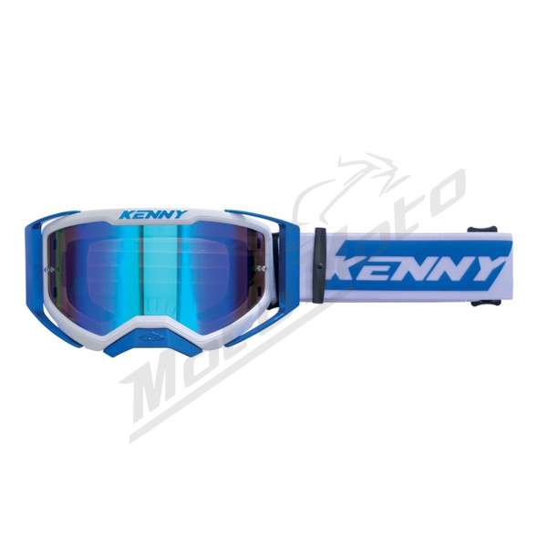 Kenny racing goggles performance evo 2 blue - mirror lens