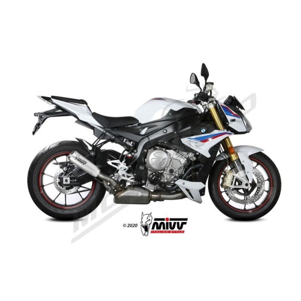 MIVV X-M1 Silencer - Titanium/Stainless BMW S 1000 R 17-20