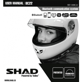 SHAD BC22 Bluetooth intercom