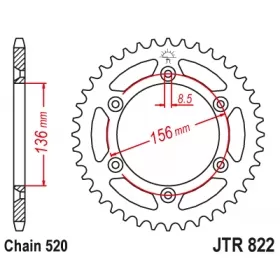 Rear sprocket JTR822