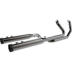 KHROME WERKS 2-into-2 Dominator Exhaust System Harley Davidson FLH / FLHR / FLHRC / FLHRXS / FLHT / FLHX / FLTRK / FLTRKXSE 1750-1977 17-25