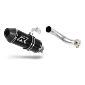 Yamaha MT 09 2013-2016 Dominator Exhaust Silencer Muffler HP3 BLACK + dB killer