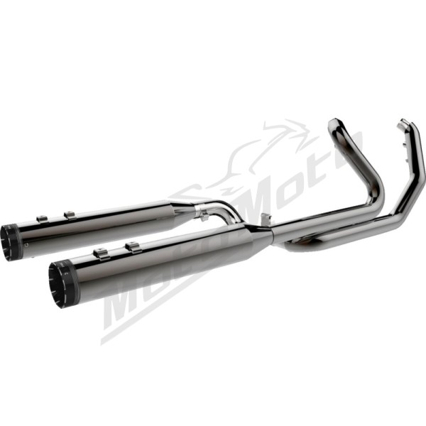 KHROME WERKS 2-into-2 Dominator Exhaust System Harley Davidson FLH / FLHR / FLHRC / FLHRXS / FLHT / FLHX / FLTRK / FLTRKXSE 1750-1977 17-25