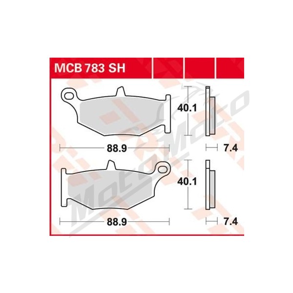 TRW SH Series Sindered Rear Brake Pads Suzuki DL / GSR / GSX / GSX-R 600-1300cc 06-20
