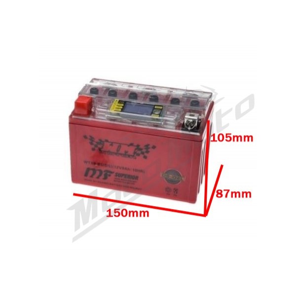 Battery WTX9-BS / YTX9-BS (IGEL) 12V / 8Ah