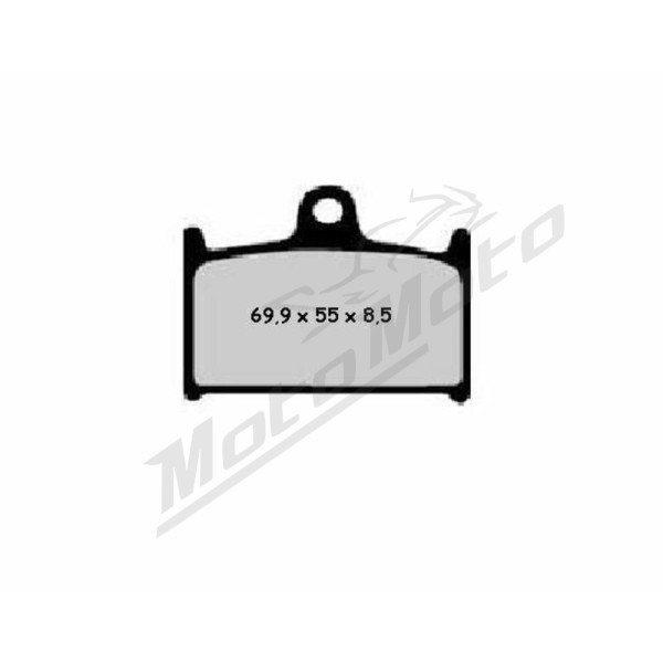 NISSIN Street Semi-Metallic Brake pads - 2P-208NS Suzuki / Yamaha / Triumph 125-1800cc 88-18