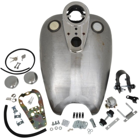 DRAG SPECIALTIES Extended Dash-Style Rubber-Mount Quickbob® Tank Kit Harley Davidson XL / XLH 883-1200cc 95-03