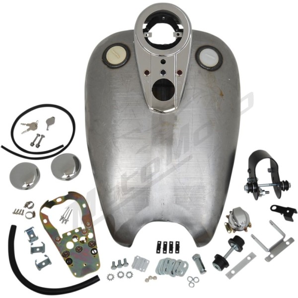 DRAG SPECIALTIES Extended Dash-Style Rubber-Mount Quickbob® Tank Kit Harley Davidson XL / XLH 883-1200cc 95-03