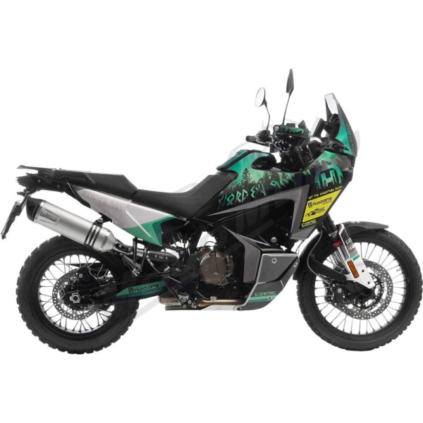 LEOVINCE LV One Evo Stainless Steel Slip-On Muffler KTM ADVENTURE 790-890 19-25/CF MOTO MT 800 22-25