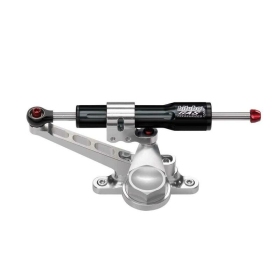 BITUBO Steering Damper Kit Over Fuel Tank Position Kawasaki ZX6R 600 07-08 Black