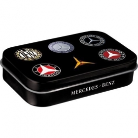 Mėtinių saldainių dėžutė MERCEDES BENZ 95x60x22mm