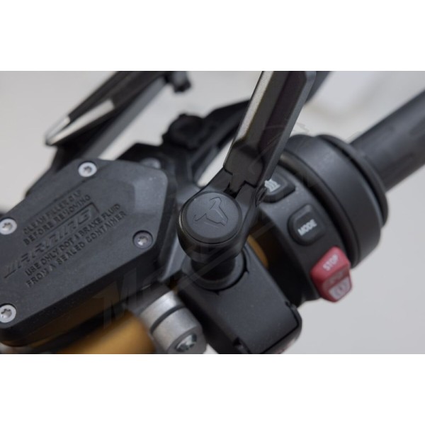 SW-MOTECH Sport Mirror Set Long Arm Ducati Monster 797-1200 16-25