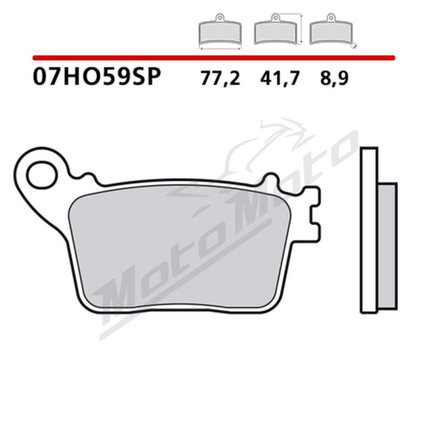 Brembo Brake pads Honda CB / CBR 600-1000cc 06-22