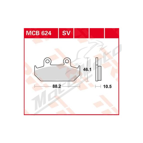 TRW SV Series Sindered Brake Pads Cagiva / Honda 500-1500cc 88-05