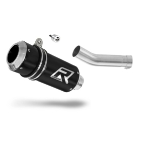 Triumph STREET TRIPLE 675 R / S / RS 2013-2016 Dominator Exhaust Silencer Muffler GP BLACK + dB killer