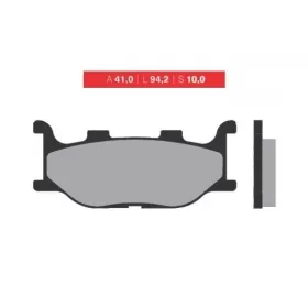 Brake pads NOVASCOOT FT4019 / MCB666 SINTERED