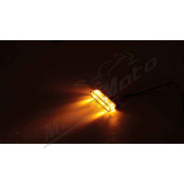 HIGHSIDER pro Star-MX1 PRO LED Indicator Black/Smoke E-Approved (Pair)