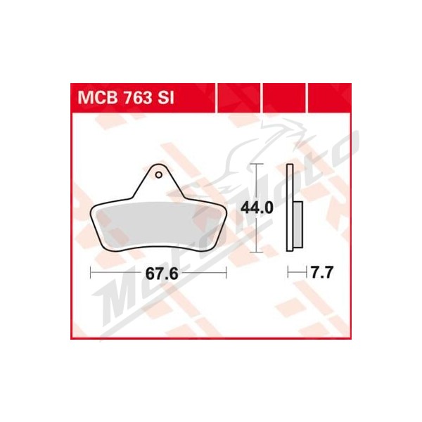 TRW SI Series Sindered Off-Road Brake Pads Arctic Cat (TEXTRON) 250-500cc 98-04