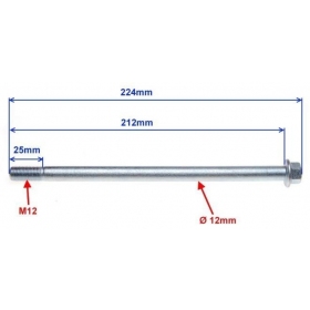 Stud M12 (length 210mm)