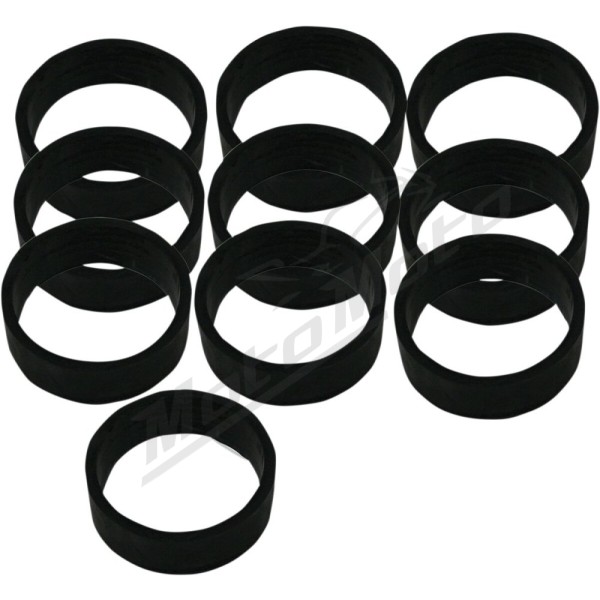 S&S CYCLE Rubberband Seals for Intake Manifold 10pcs.  Harley Davidson FLH / FLHC / FLHS / FLT 1000-1340cc 79-85