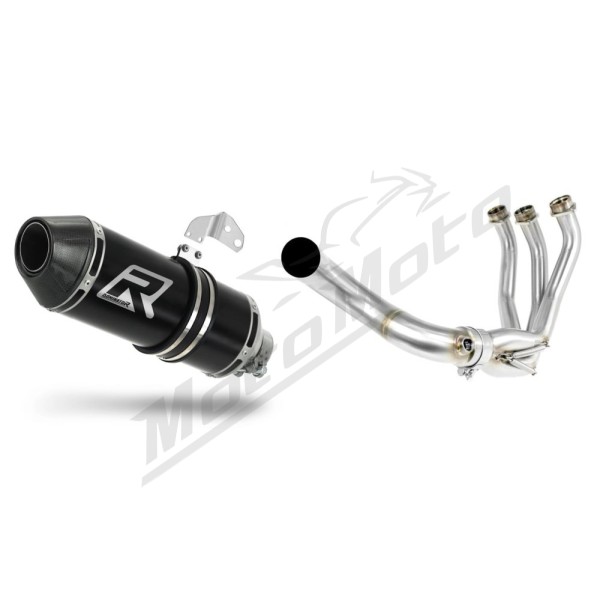 Yamaha XSR 900 2016-2021 Dominator Full Exhaust System HP3 BLACK + dB killer
