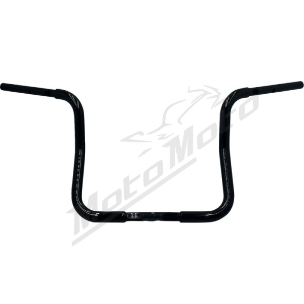 FAT BAGGERS INC. Round Top Handlebar Black 97x33cm Harley Davidson FLHLT / FLHX / FLHXSE 1923-1977 23-26