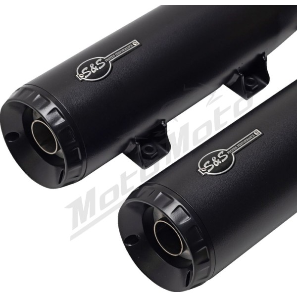 S&S CYCLE Grand National Slip-On Mufflers Indian Scout 999-1133cc 19-23