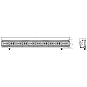Kinwons Universal Led Bar 10-30V 180W Combo