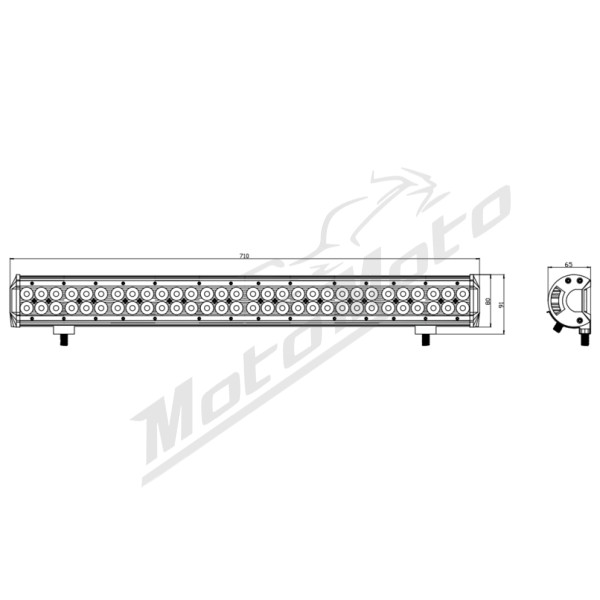 Kinwons Universal Led Bar 10-30V 180W Combo